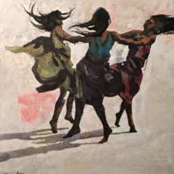 Le tre grazie 40x40 cm